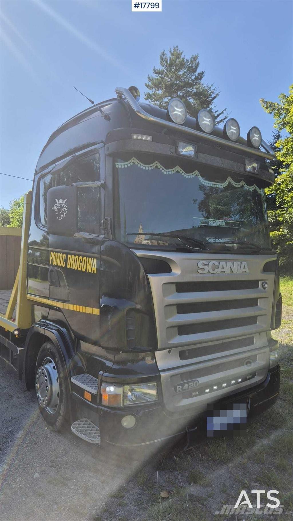 Scania R420 Platforminiai/Gerviniai sunkvežimiai
