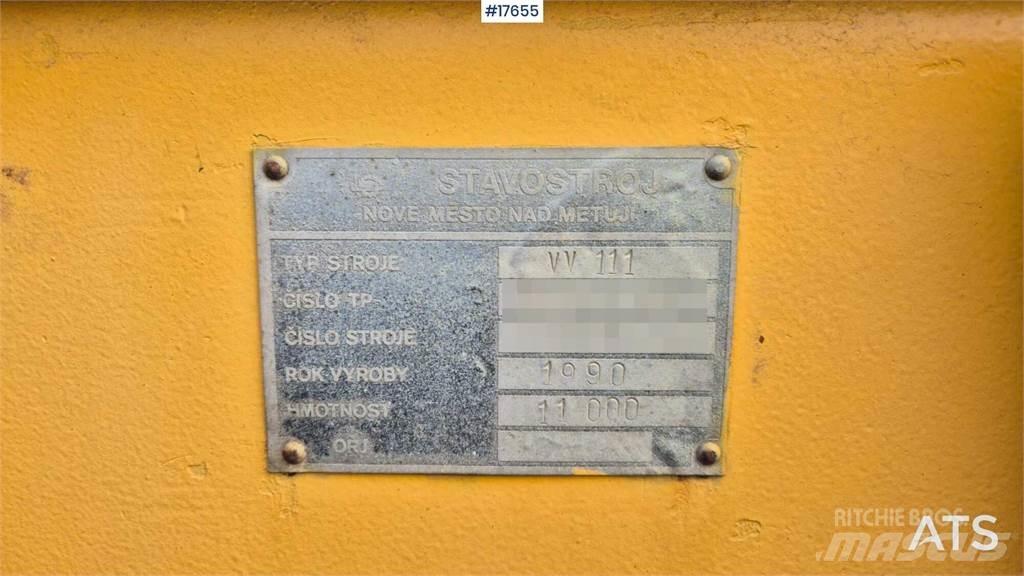 Stavostroj VV 111 Vieno būgno volai