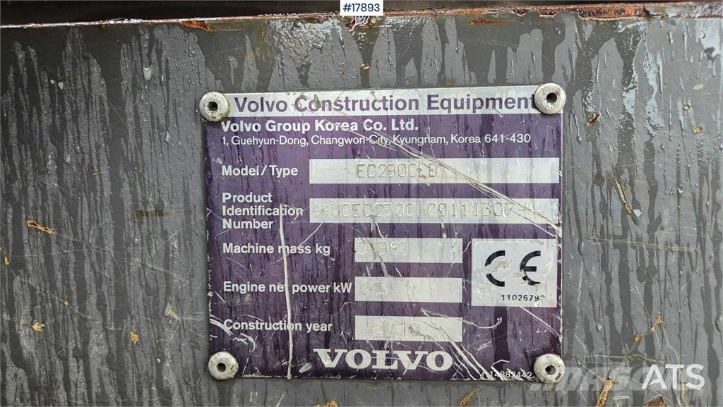 Volvo EC 290 CLD Vikšriniai ekskavatoriai