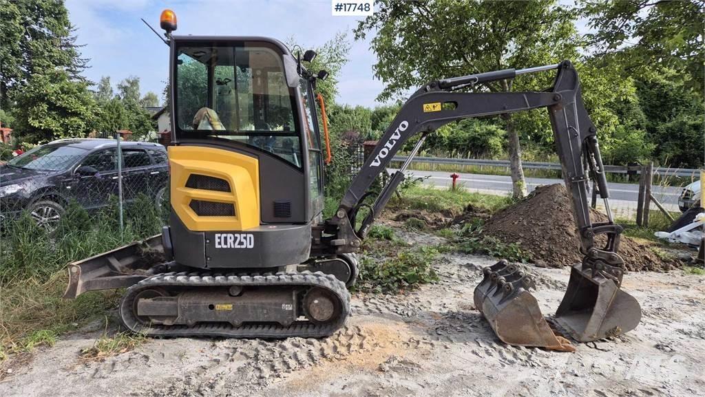Volvo ECR25D Mini ekskavatoriai < 7 t