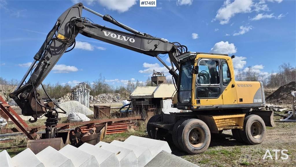 Volvo EW160B Ratiniai ekskavatoriai