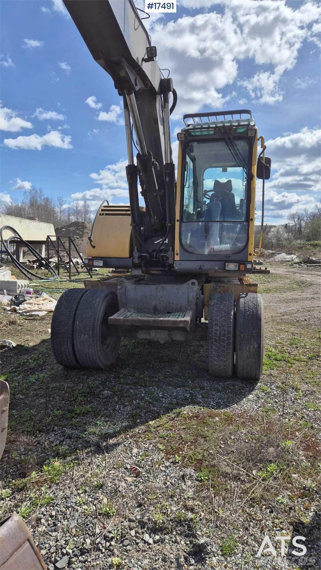 Volvo EW160B Ratiniai ekskavatoriai