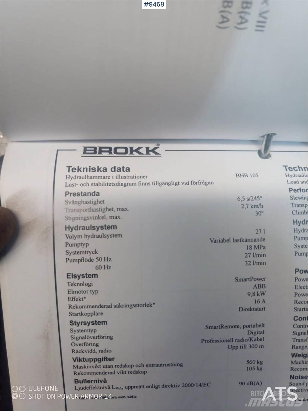 Brokk 70 Statyba - Kita