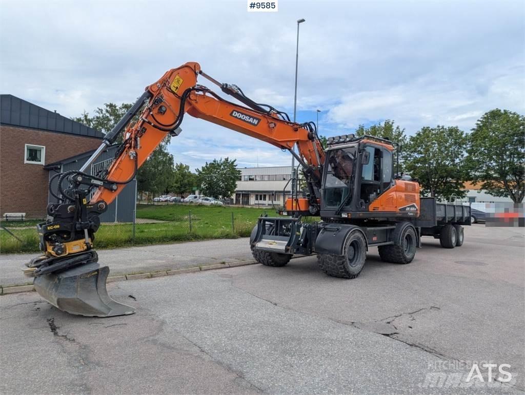 Doosan DX160W-7 Ratiniai ekskavatoriai