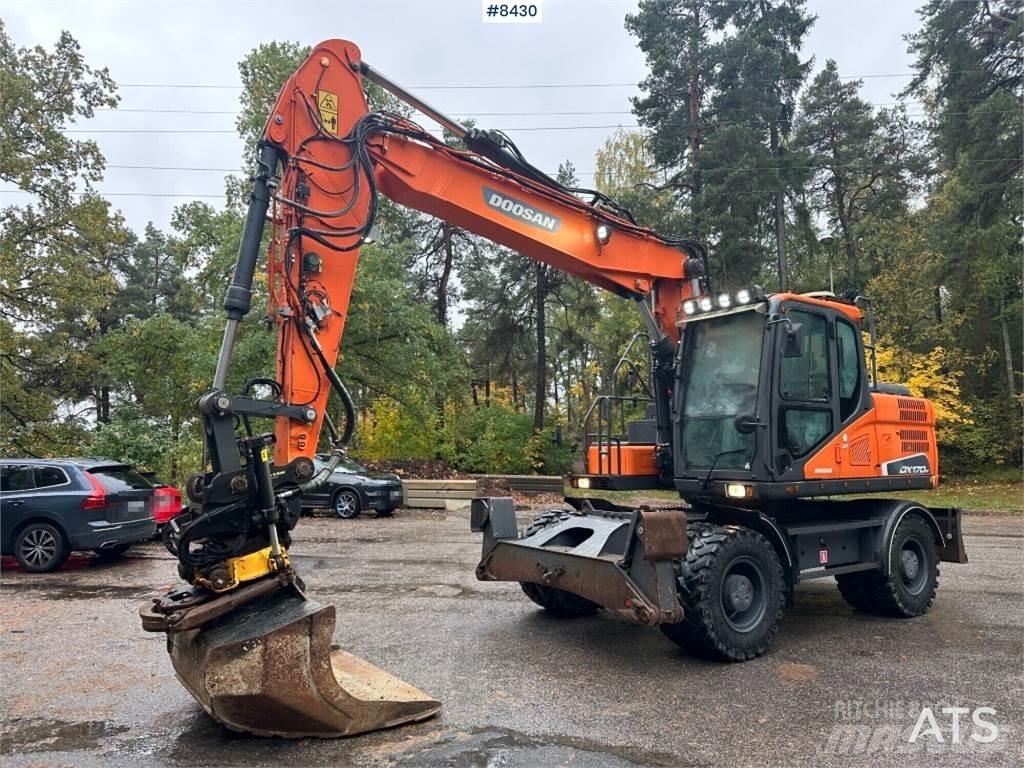 Doosan DX170W Ratiniai ekskavatoriai