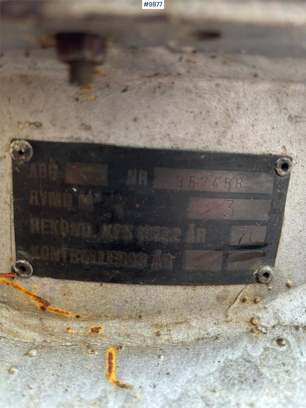  Farmartank 3 kubik Kiti naudoti statybos komponentai