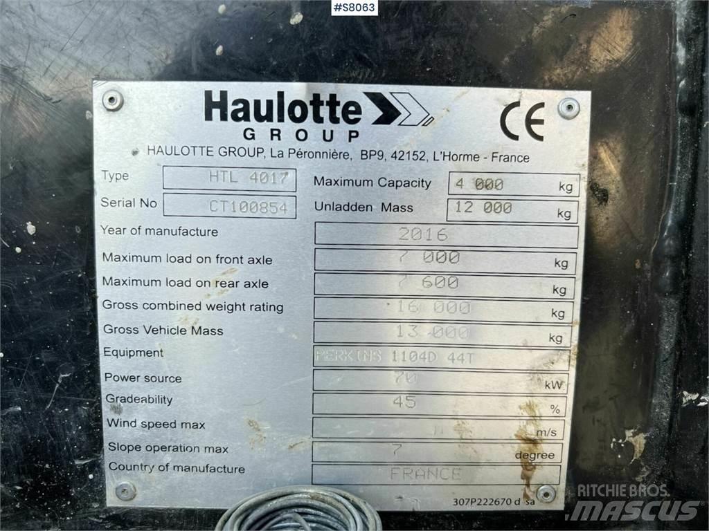 Haulotte HTL4017 Teleskopiniai krautuvai