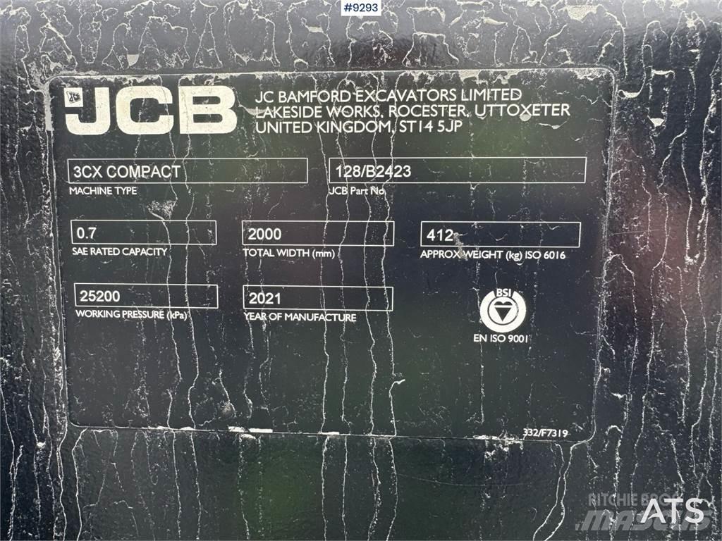JCB 3CX 10L5WH Ekskavatoriniai krautuvai