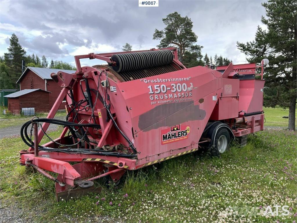  Mãhlers Grussorterare Kiti naudoti statybos komponentai