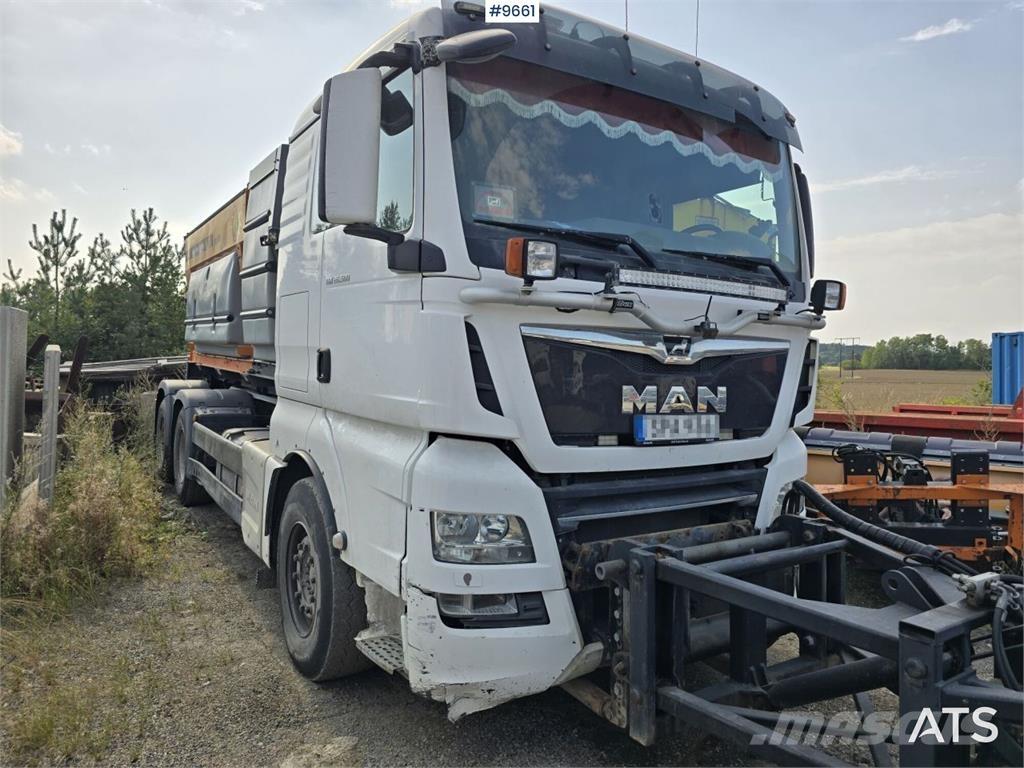 MAN TGX 25.500 Sunkvežimiai su keliamuoju kabliu