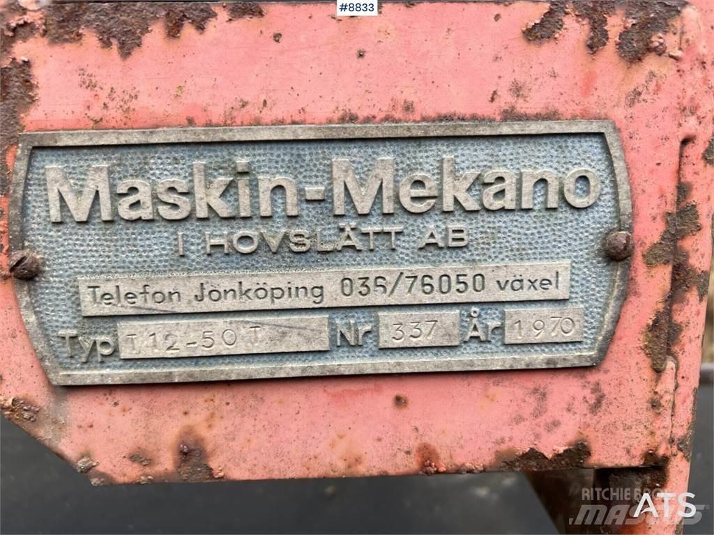  Maskinmekano T12-50T Kiti naudoti statybos komponentai