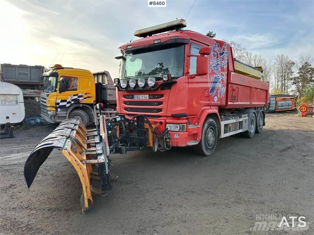 Scania G410 Savivarčių priekabų vilkikai