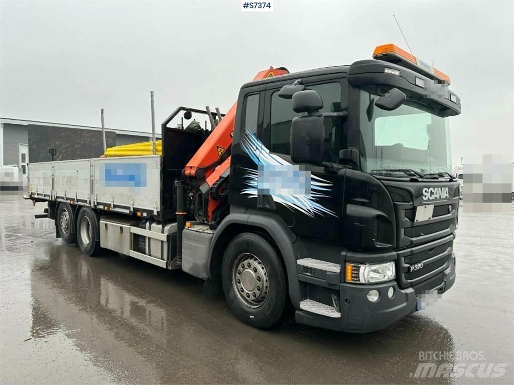 Scania P370 Automobiliniai kranai