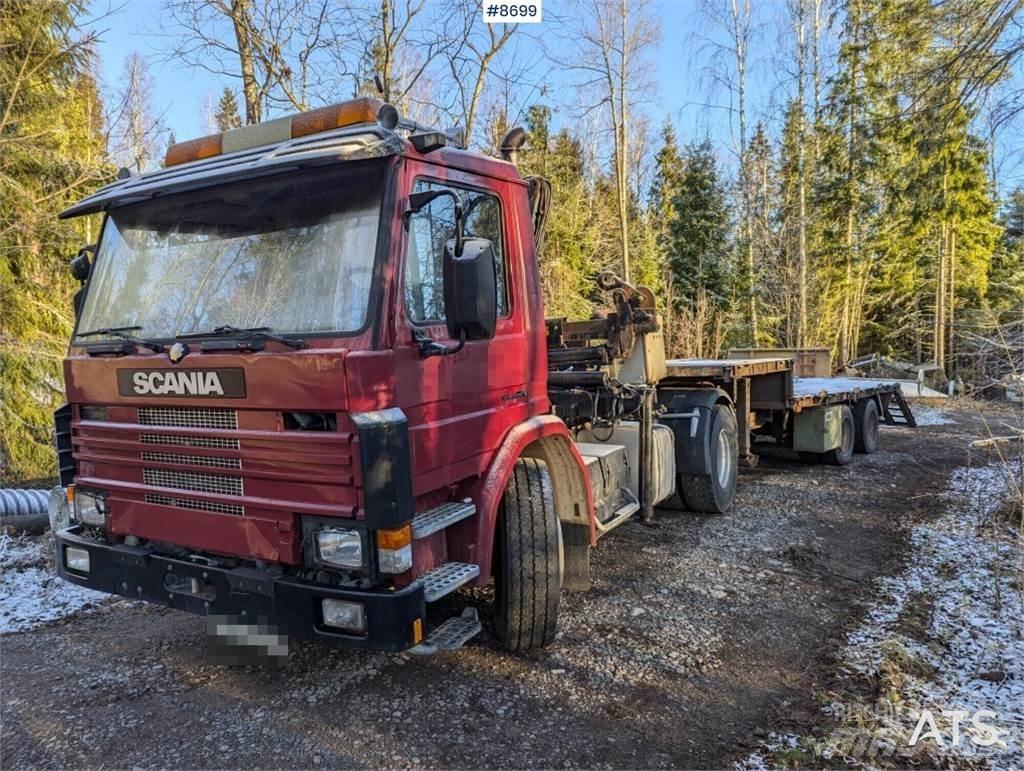 Scania P93 Automobiliniai kranai