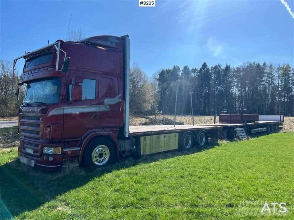 Scania R480 Platformos/ Pakrovimas iš šono