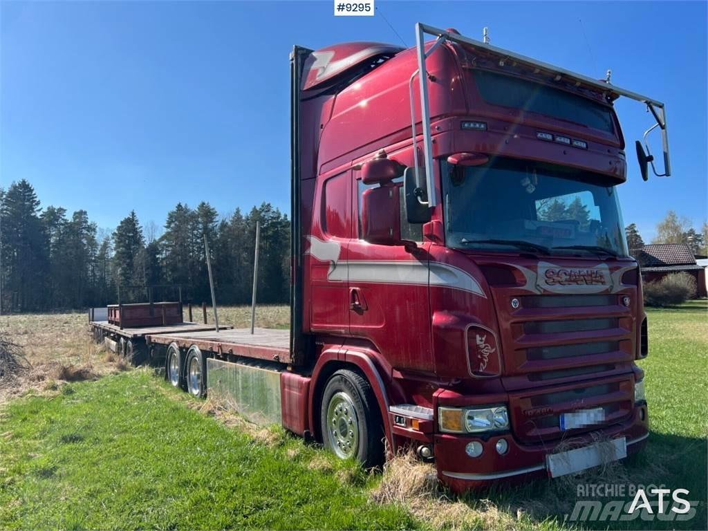 Scania R480 Platformos/ Pakrovimas iš šono