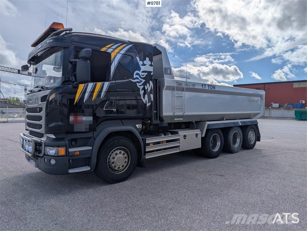 Scania R520 Savivarčių priekabų vilkikai