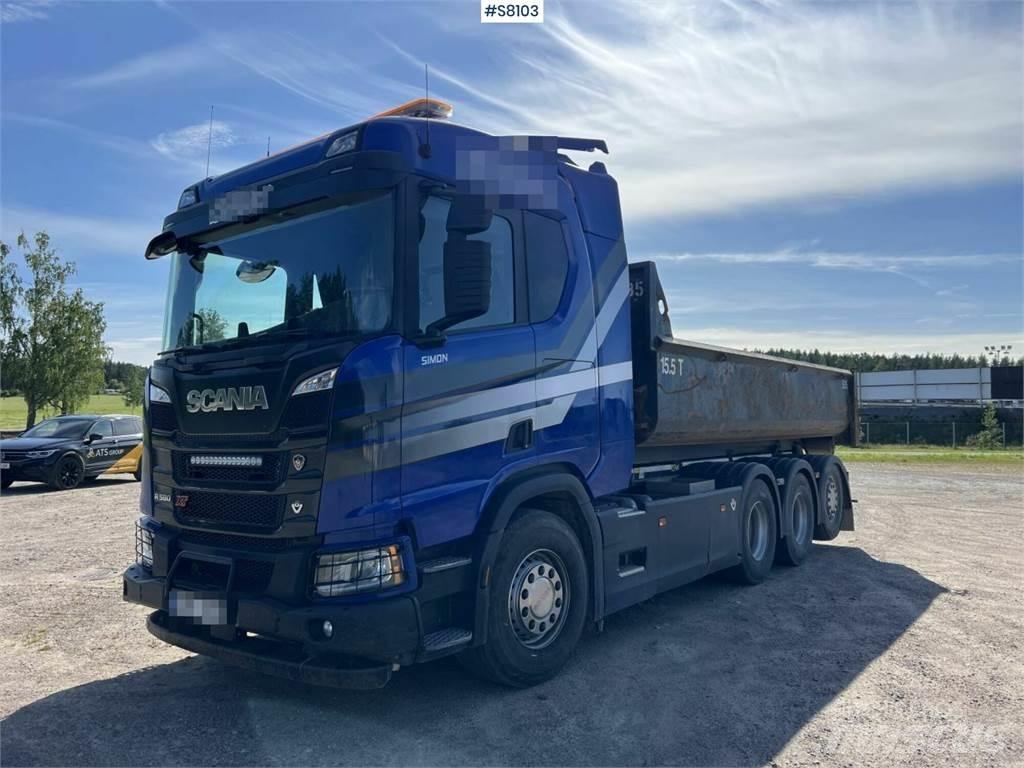 Scania R580 Sunkvežimiai su keliamuoju kabliu
