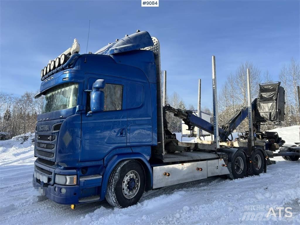 Scania R580 6X4 Miškovežių vilkikai
