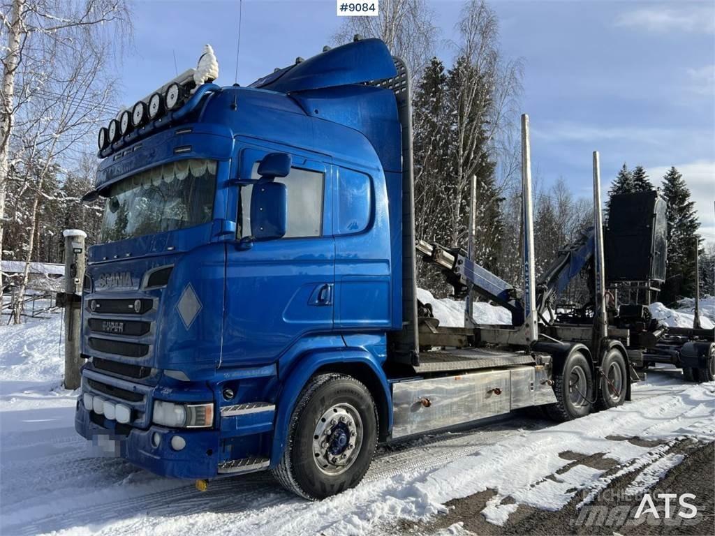 Scania R580 6X4 Miškovežių vilkikai