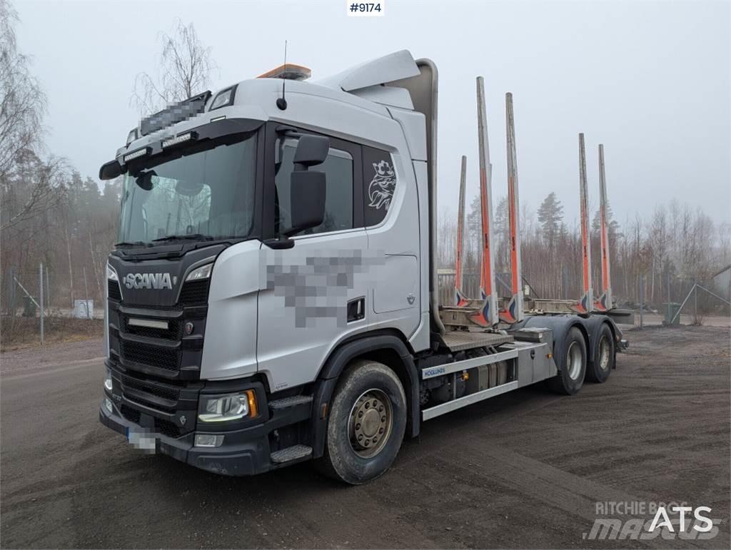 Scania R730 Miškovežių vilkikai
