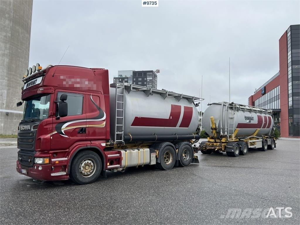 Scania R730 Automobilinės cisternos