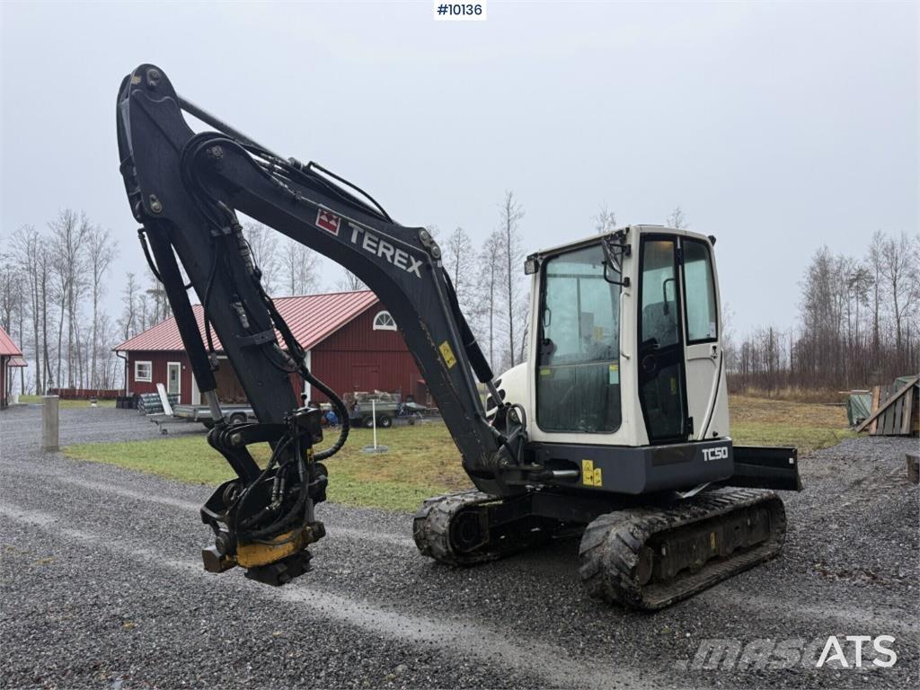 Terex TC50 Vikšriniai ekskavatoriai