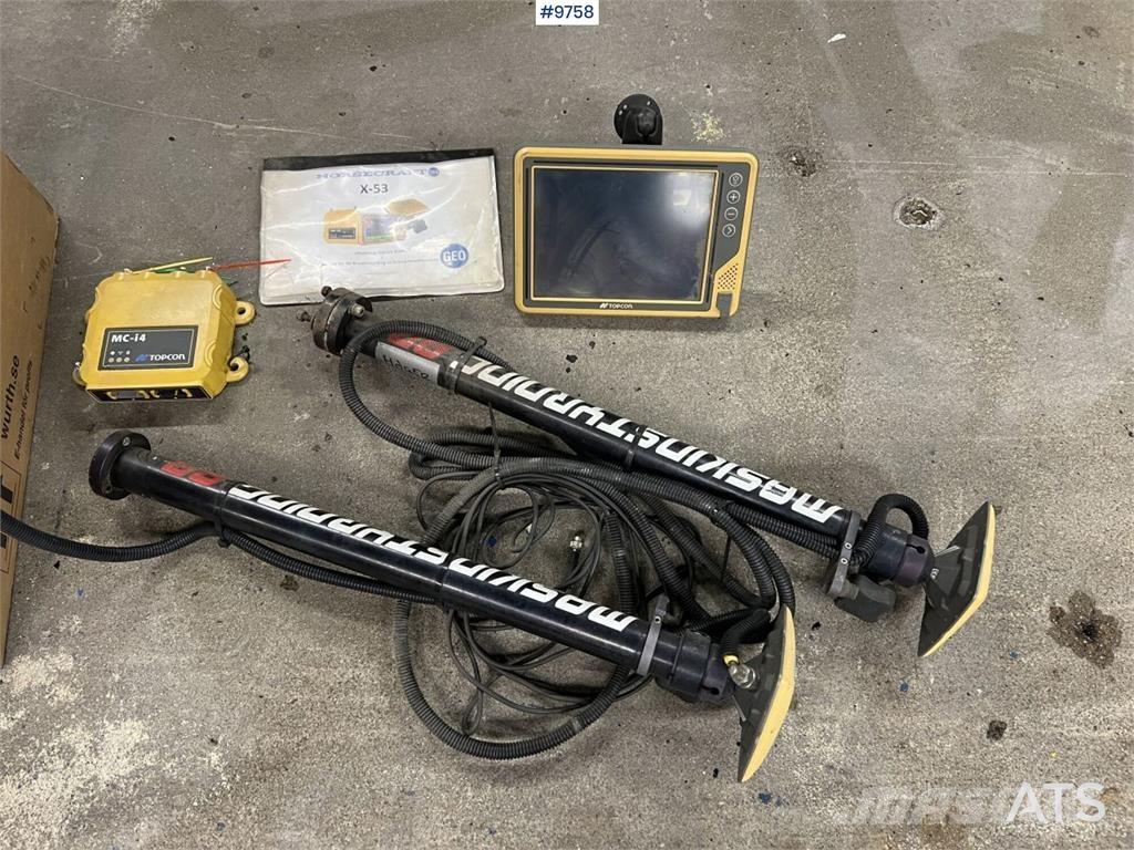 Topcon X-53 Tranšėjų kasimo technika