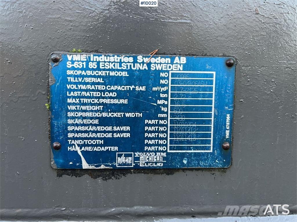  VME Euclid Stora BM Kaušai