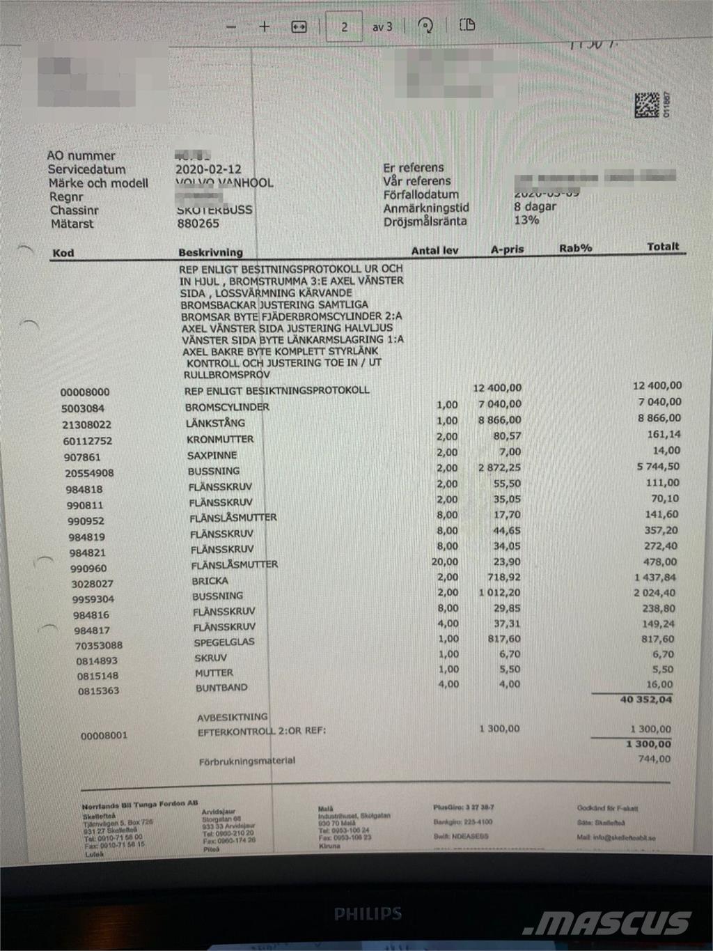 Volvo B10M-70B Kiti autobusai