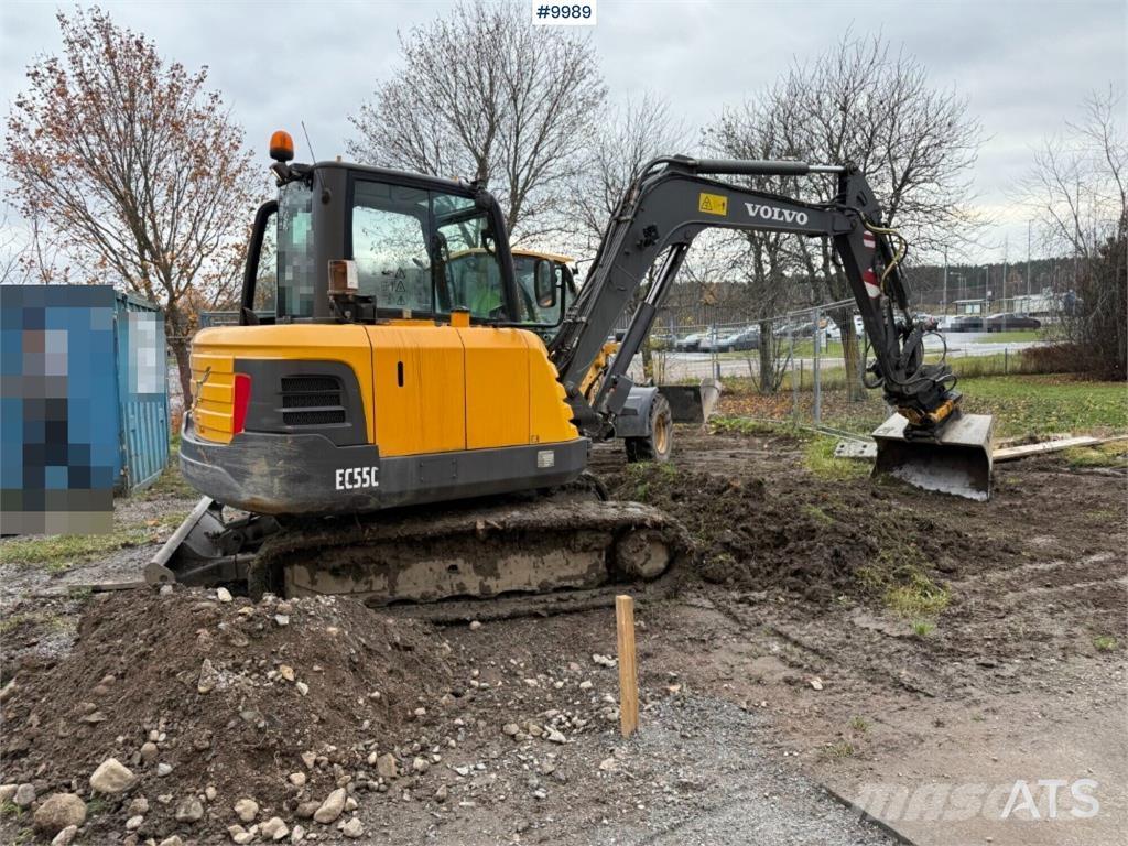 Volvo EC55C Mini ekskavatoriai < 7 t