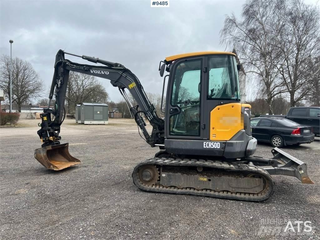 Volvo ECR50D Mini ekskavatoriai < 7 t