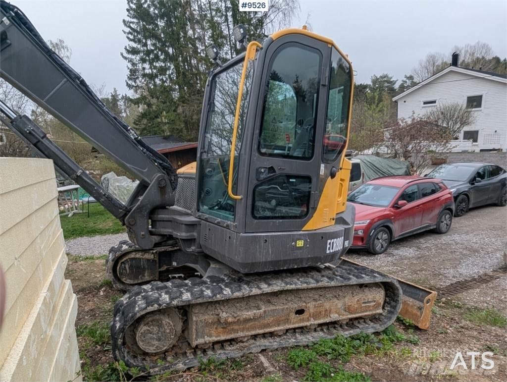 Volvo ECR88D PRO Vidutinės galios ekskavatoriai 7-12 t