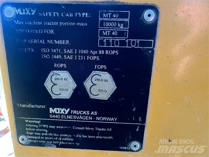 Moxy MT40 Statybiniai savivarčiai sunkvežimiai