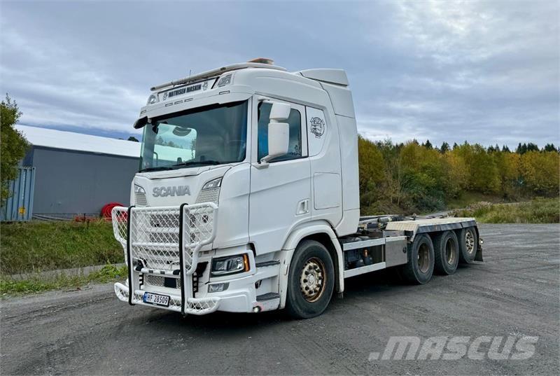 Scania R500 Sunkvežimiai su keliamuoju kabliu