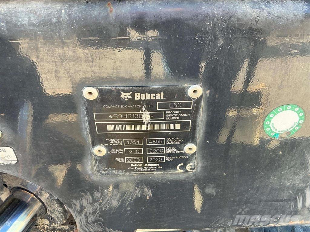 Bobcat E50 Vikšriniai ekskavatoriai