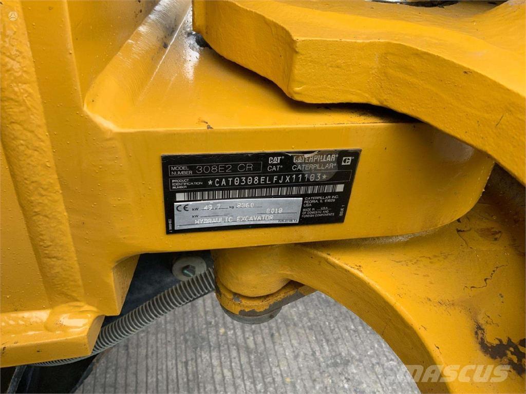 CAT 308E2 CR Vikšriniai ekskavatoriai