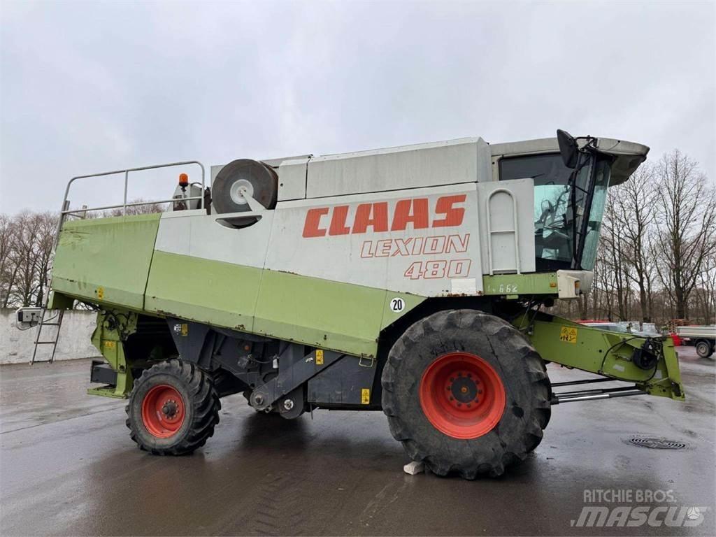 CLAAS LEXION 480 Derliaus nuėmimo kombainai