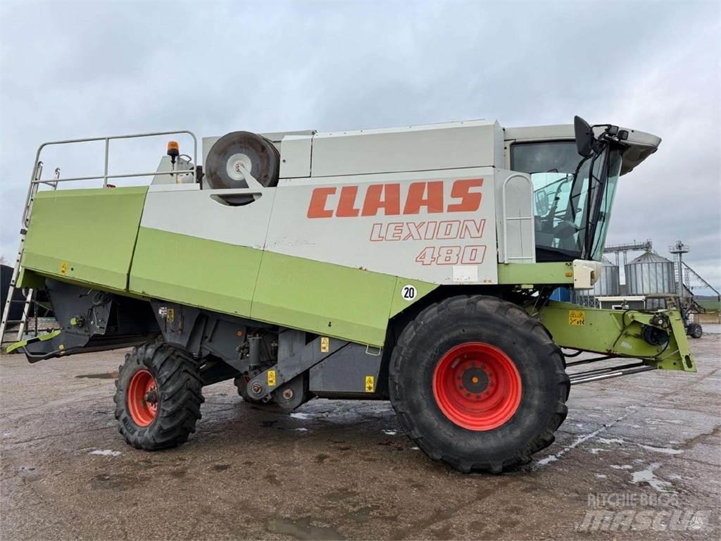 CLAAS LEXION 480 Derliaus nuėmimo kombainai