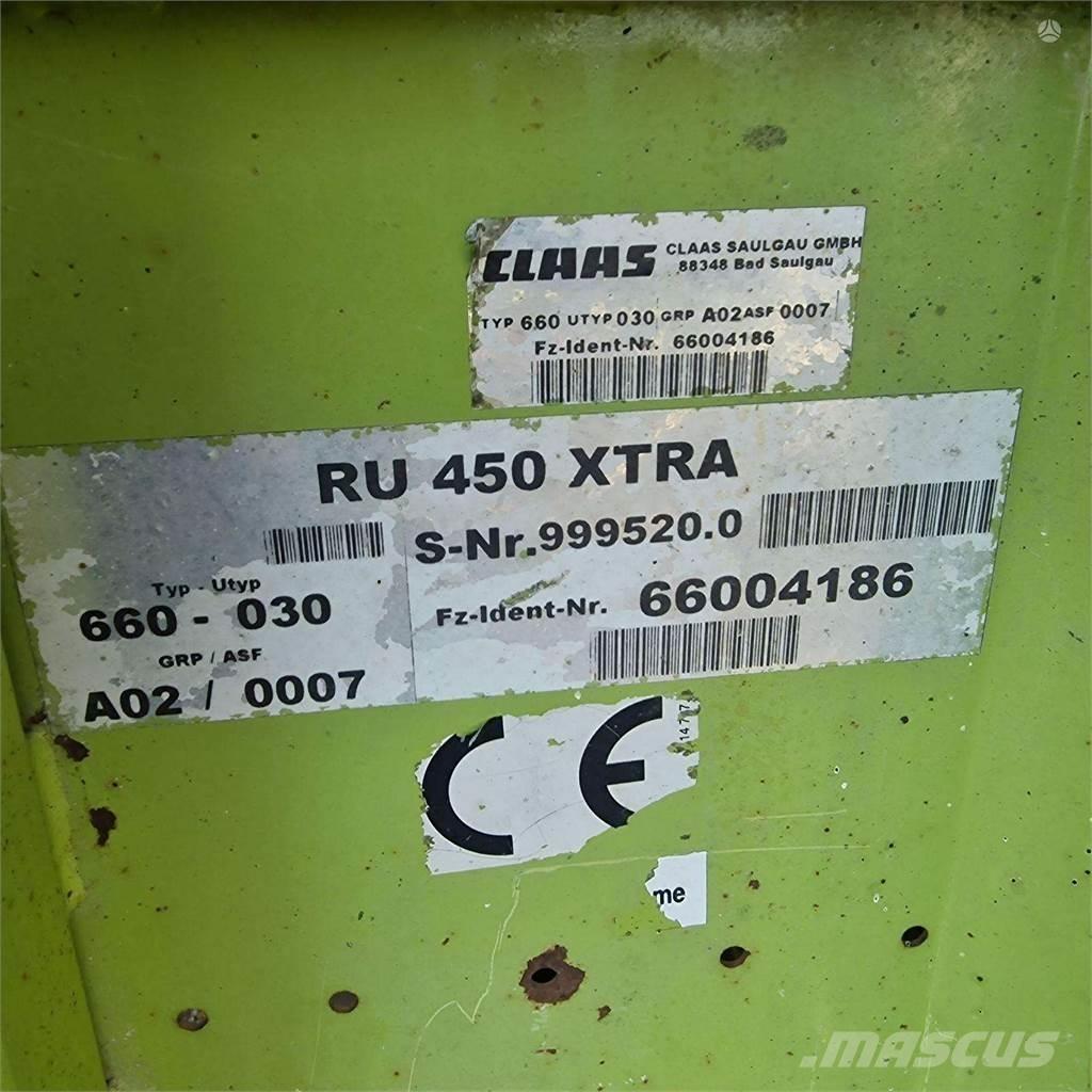 CLAAS RU 450Xtra Žemės ūkis - Kita