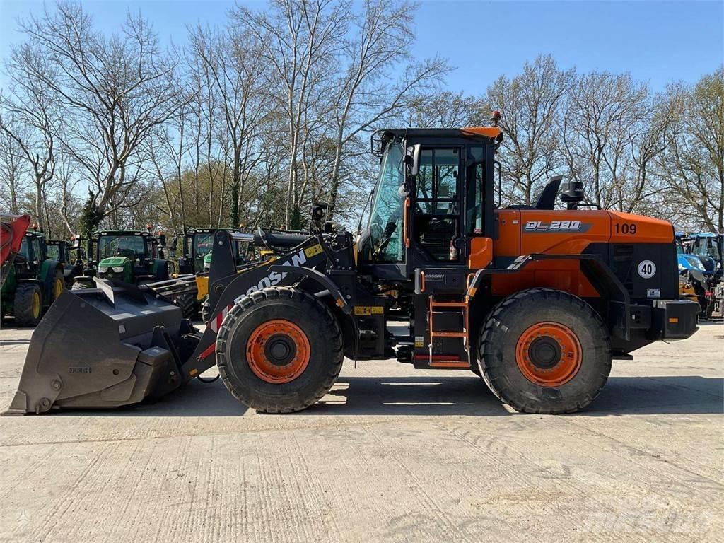 Doosan DL280 Naudoti ratiniai krautuvai