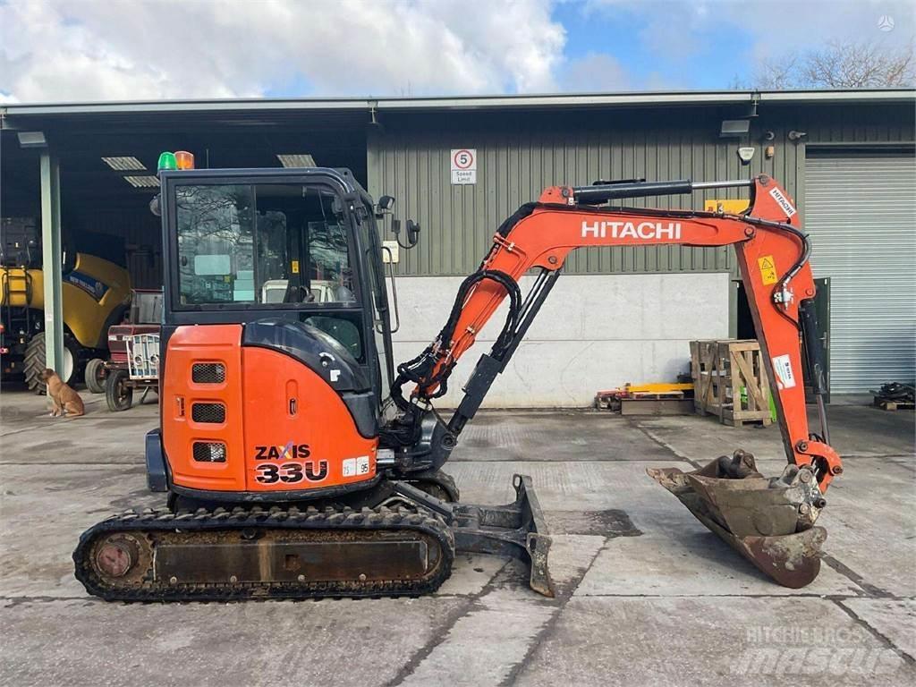 Hitachi Zaxis 33U Vikšriniai ekskavatoriai