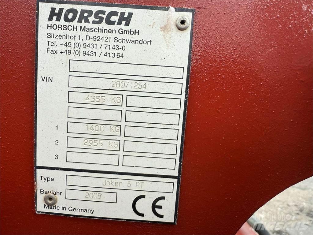 Horsch Joker 6RT Sunkiosios lauko akėčios