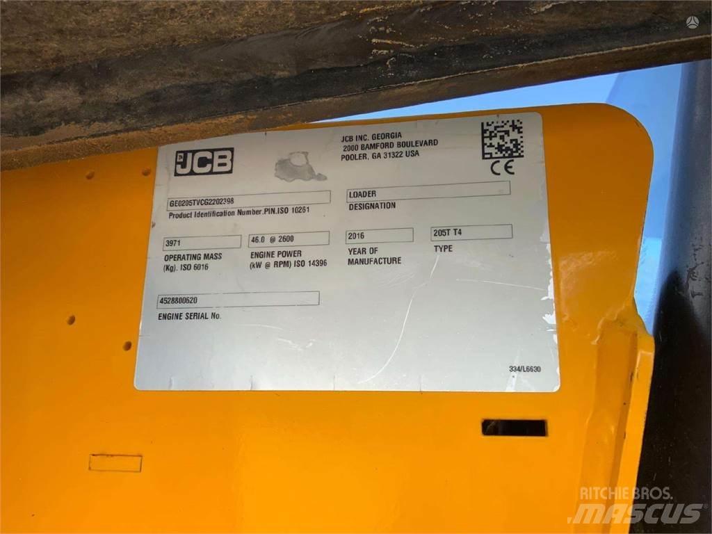JCB 205T Ekskavatoriniai krautuvai