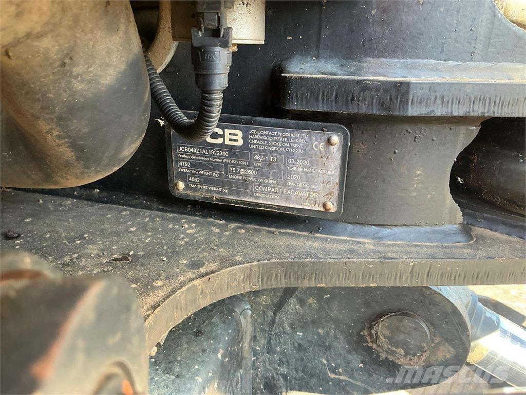 JCB 48Z-1 Vikšriniai ekskavatoriai
