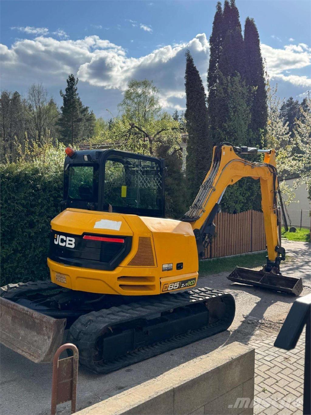 JCB 85Z-1 Vikšriniai ekskavatoriai