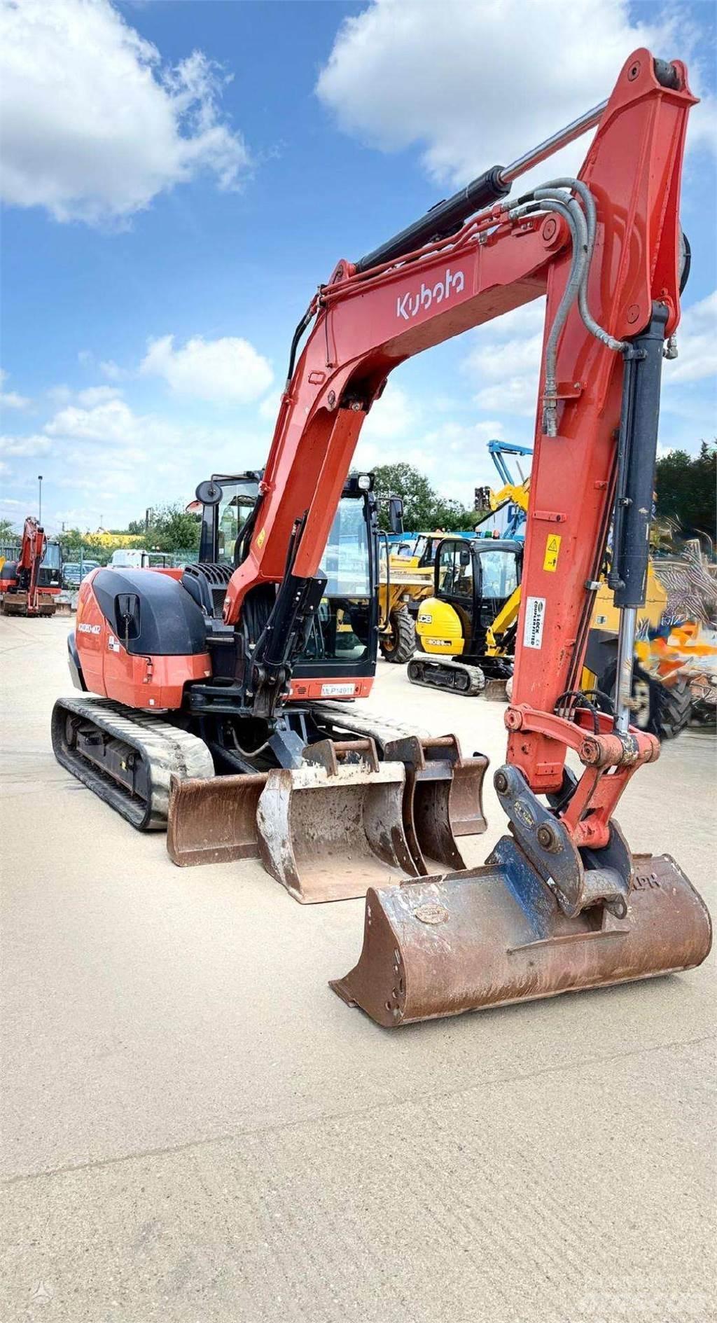 Kubota KX080-4 Vikšriniai ekskavatoriai