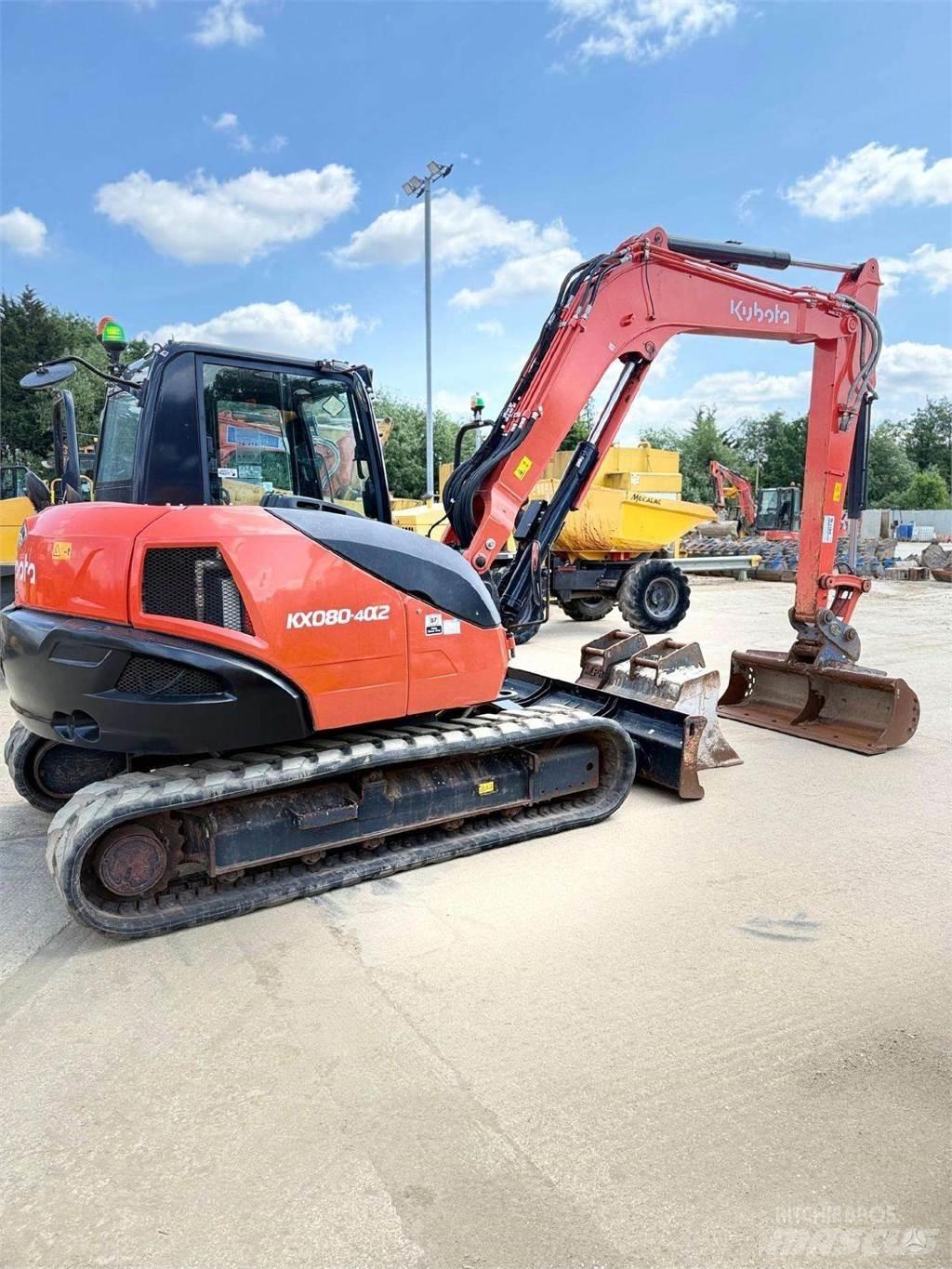 Kubota KX080-4 Vikšriniai ekskavatoriai