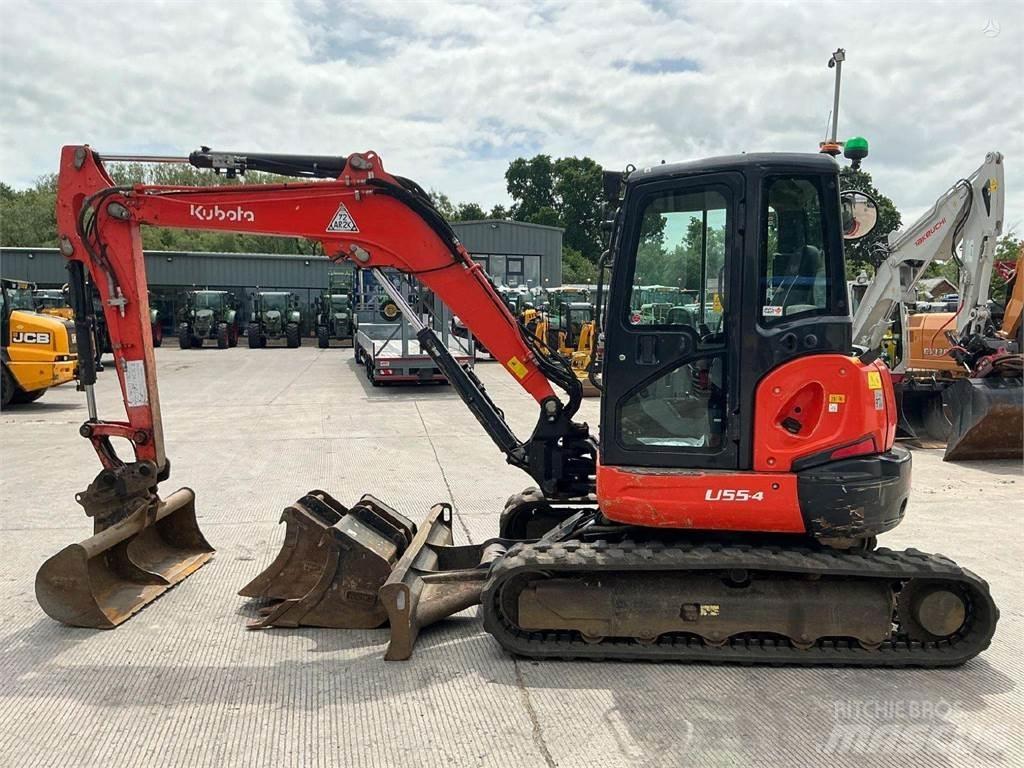 Kubota U55-4 Vikšriniai ekskavatoriai