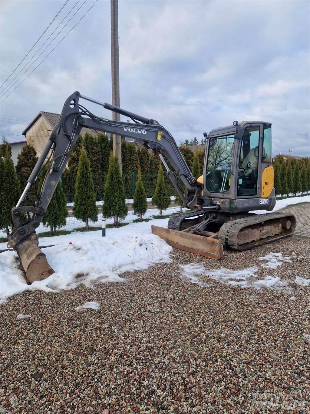 Volvo ECR50 Vikšriniai ekskavatoriai